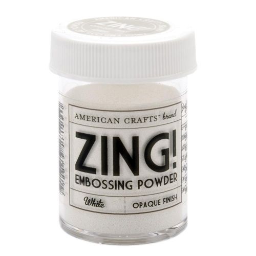 Zing - Embossing Powder - Opaque Finish - White